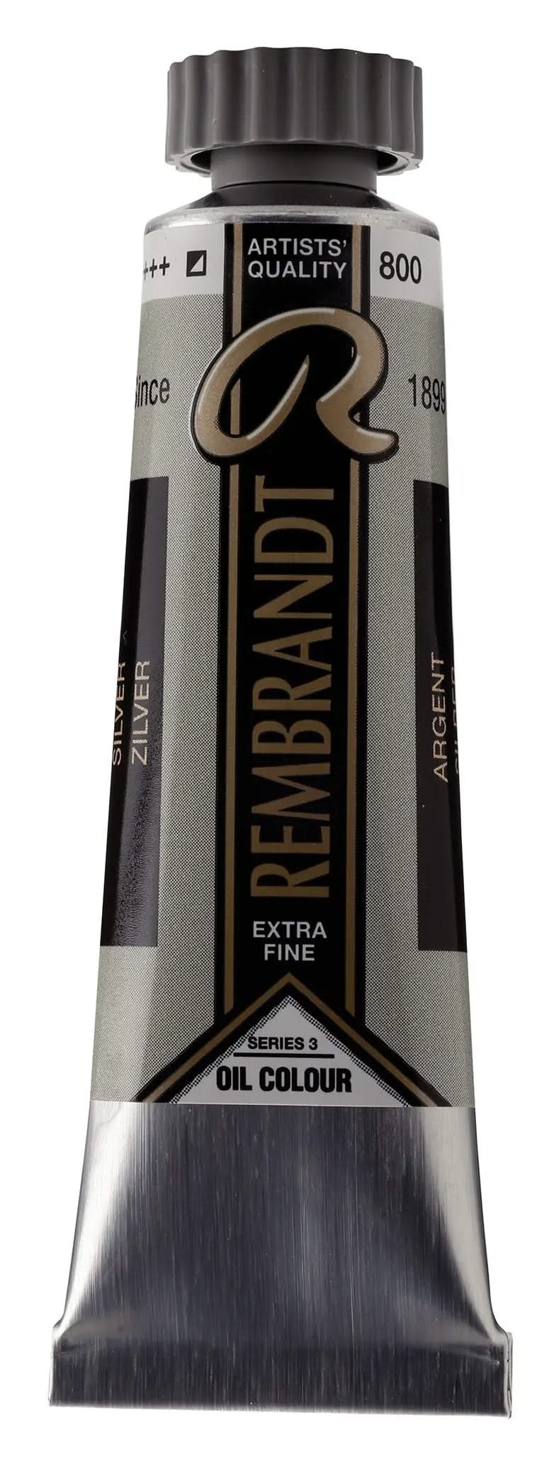 Rembrandt Ölfarbe Tube 15 ml Silber 800 - Kidis Art
