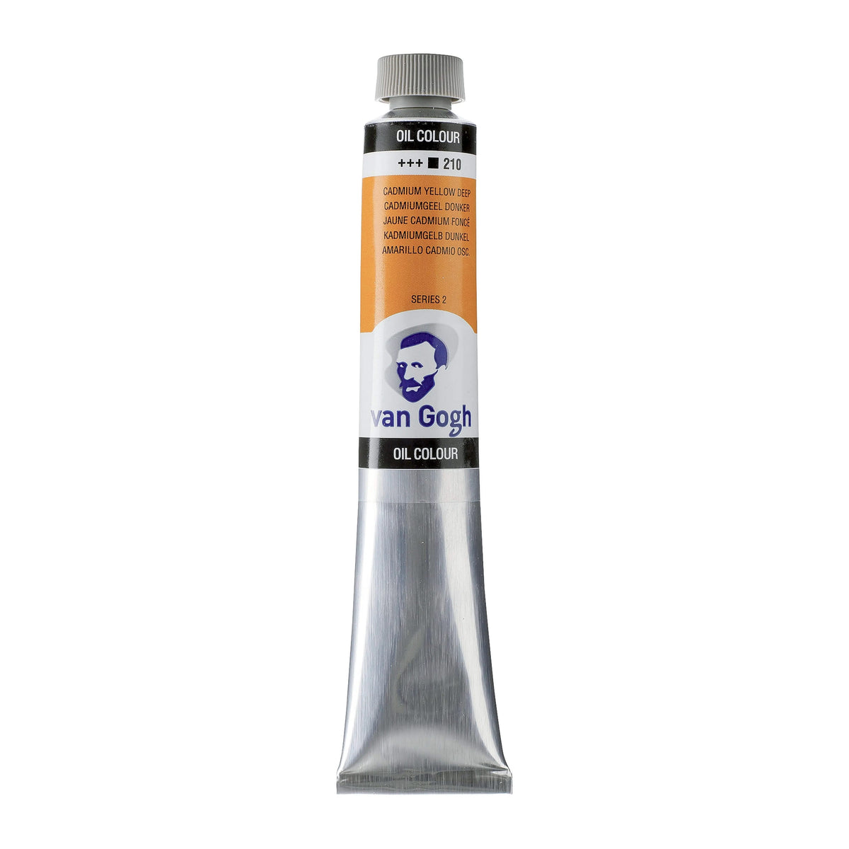 Van Gogh Ölfarbe Tube 20 ml Kadmiumgelb Dunkel 210 - Kidis Art