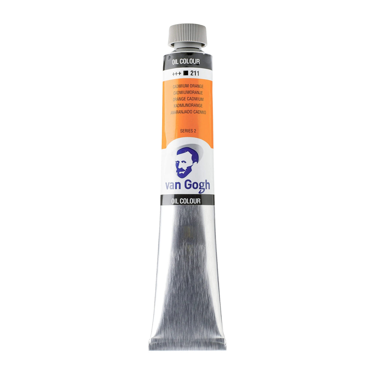 Van Gogh Ölfarbe Tube 20 ml Kadmiumorange 211 - Kidis Art