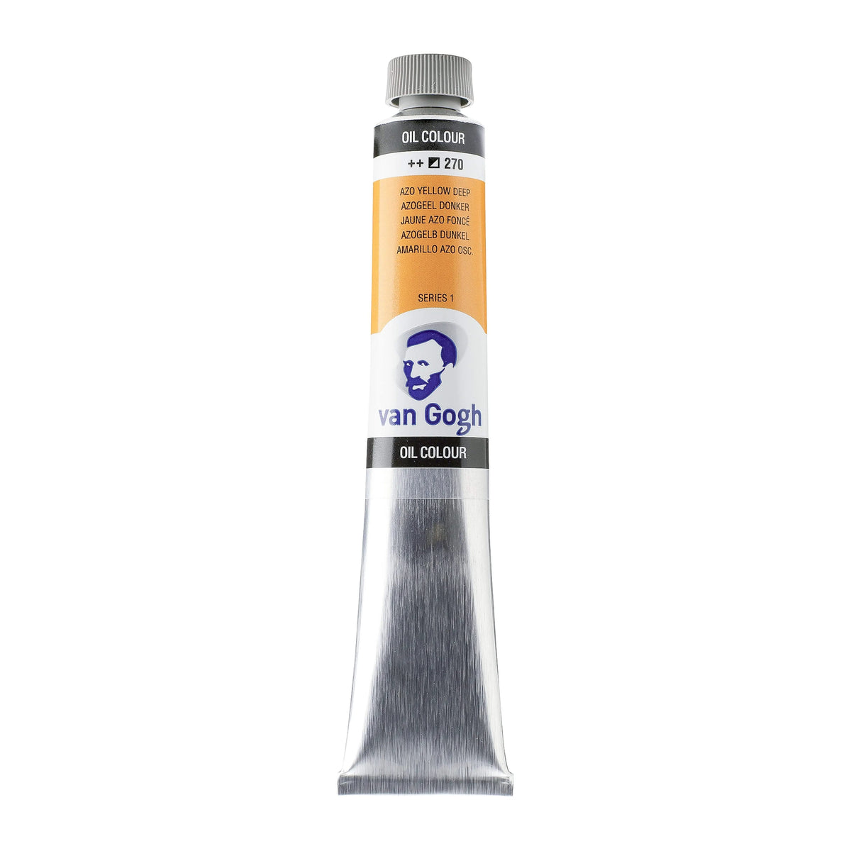 Van Gogh Ölfarbe Tube 60 ml Azogelb Dunkel 270 - Kidis Art