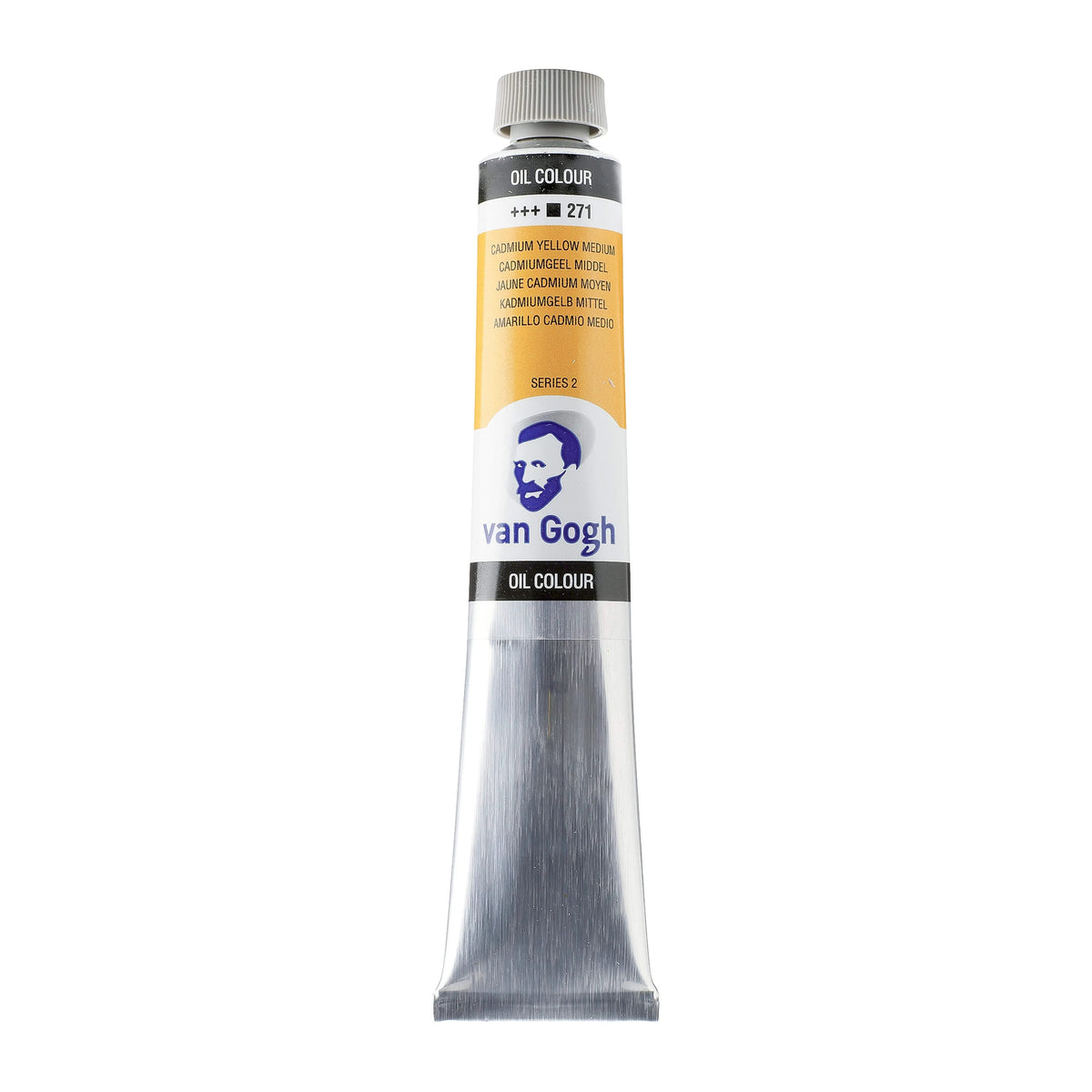 Van Gogh Ölfarbe Tube 20 ml Kadmiumgelb Mittel 271 - Kidis Art