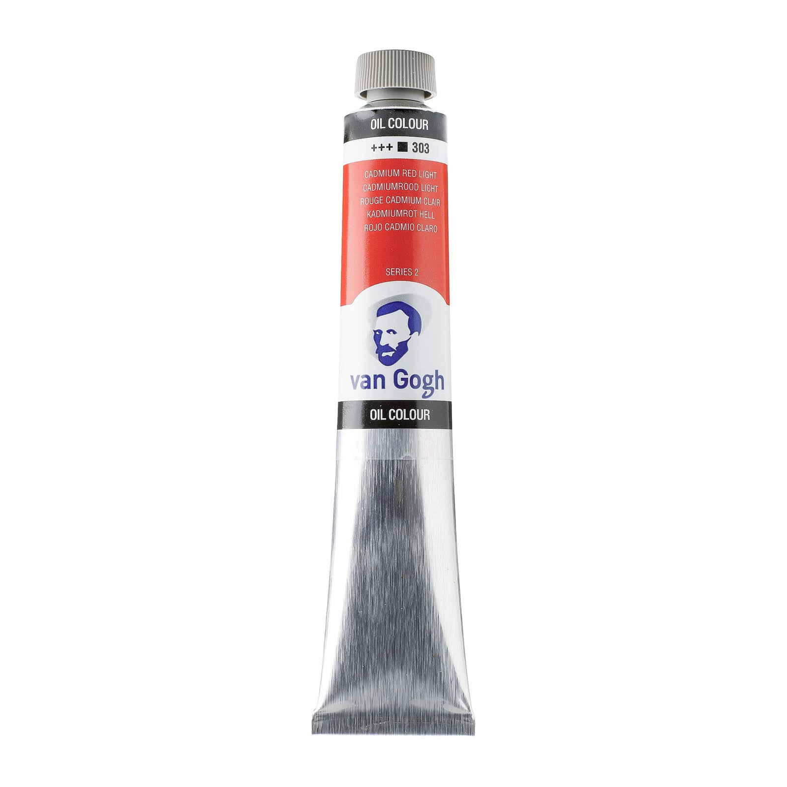 Van Gogh Ölfarbe Tube 20 ml Kadmiumrot Hell 303 - Kidis Art