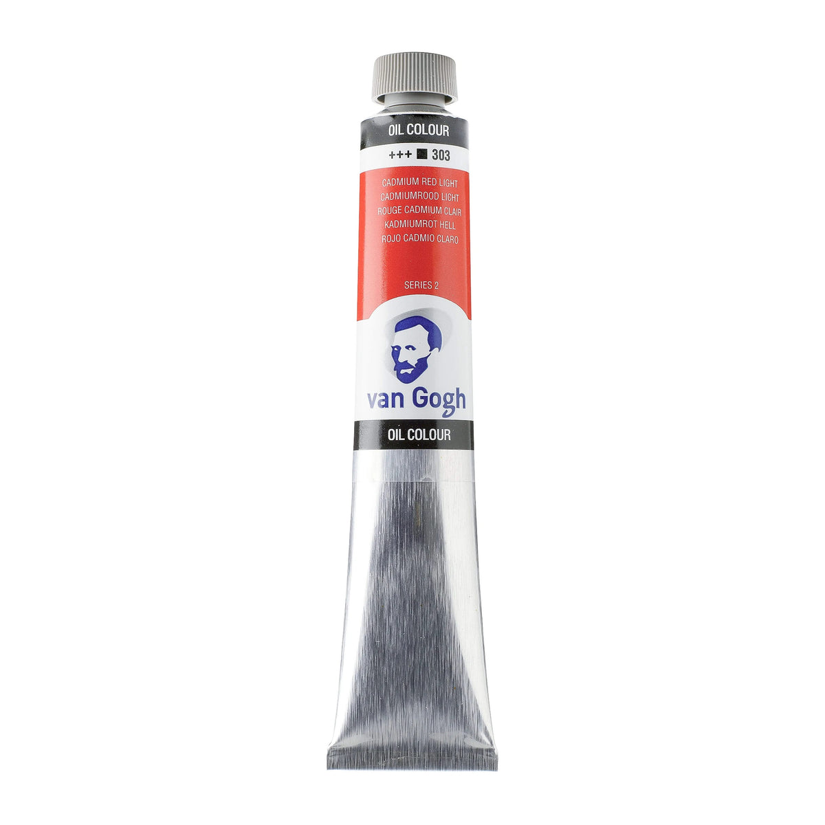 Van Gogh Ölfarbe Tube 20 ml Kadmiumrot Hell 303 - Kidis Art