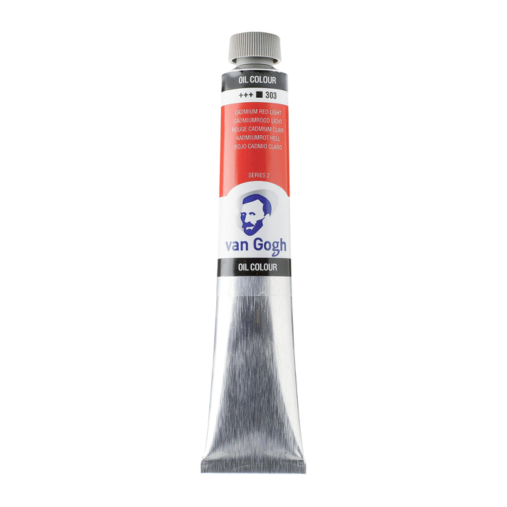 Van Gogh Ölfarbe Tube 200 ml Kadmiumrot Hell 303