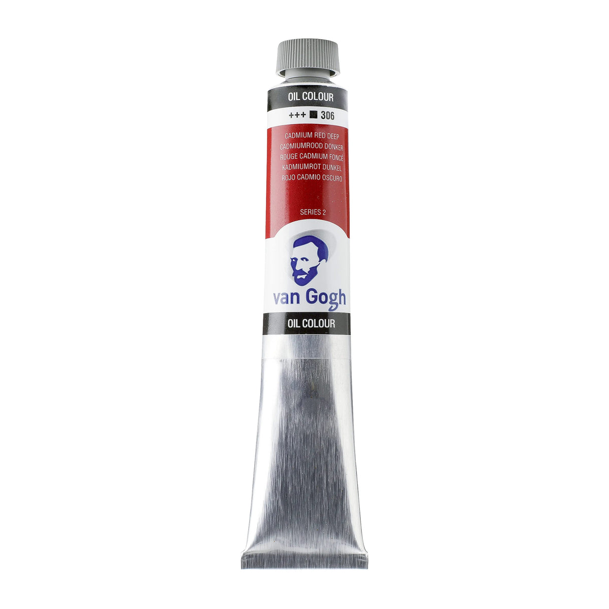 Van Gogh Ölfarbe Tube 20 ml Kadmiumrot Dunkel 306 - Kidis Art