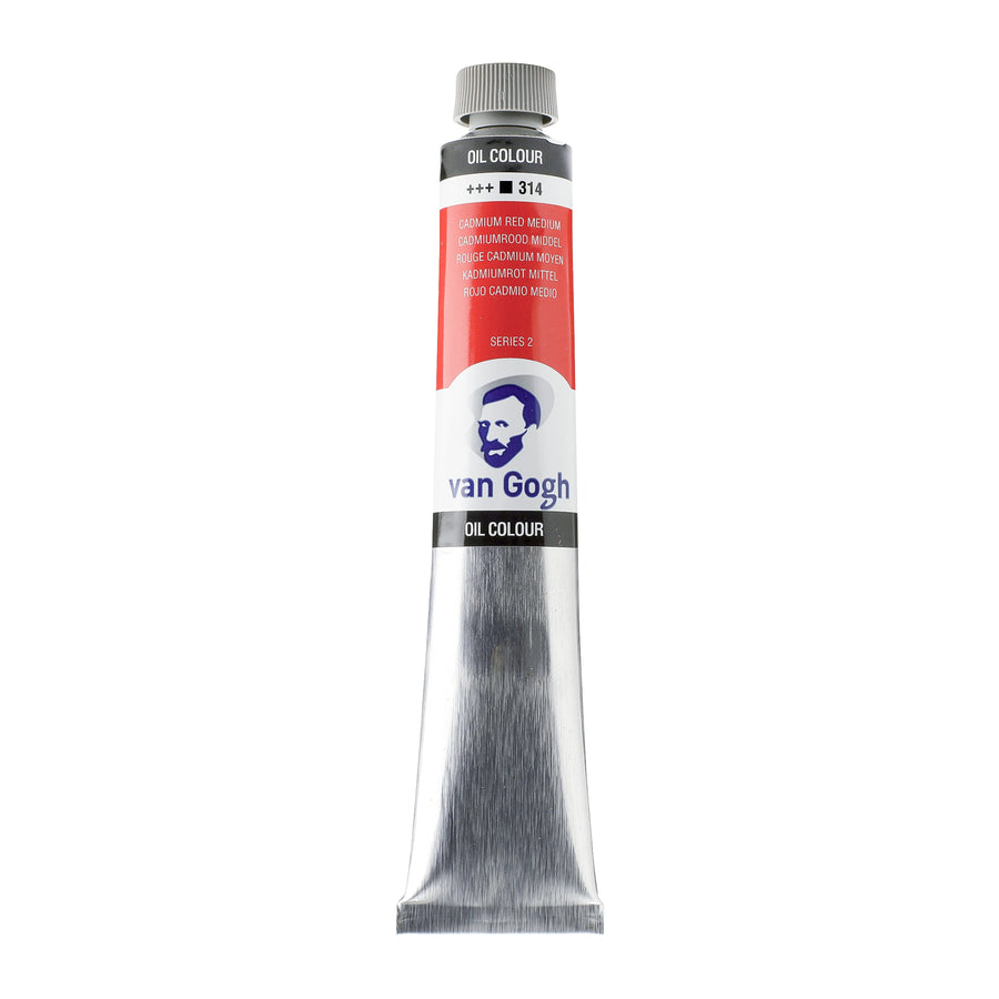 Van Gogh Ölfarbe Tube 200 ml Kadmiumrot Mittel 314