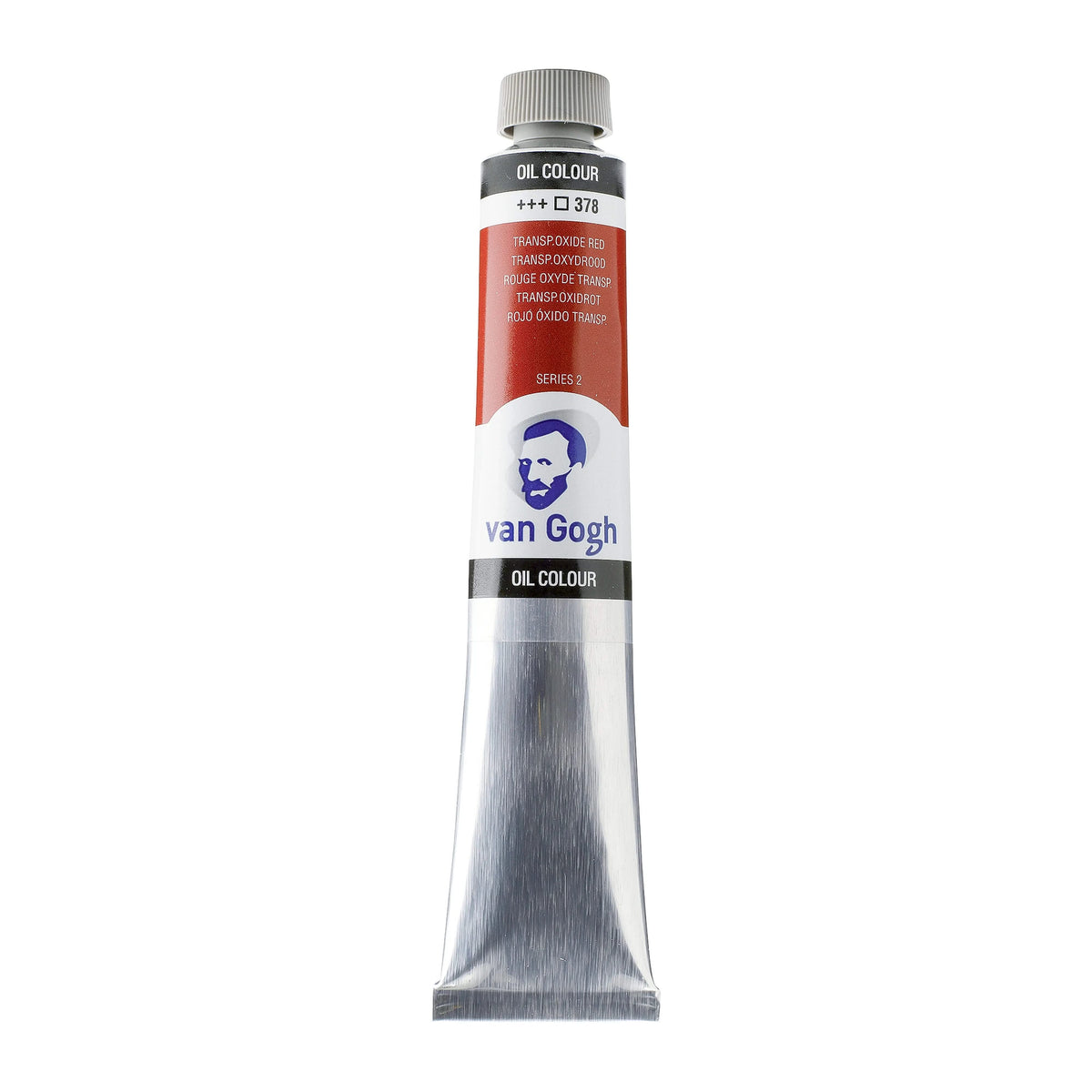 Van Gogh Ölfarbe Tube 60 ml Transparentoxidrot 378 - Kidis Art