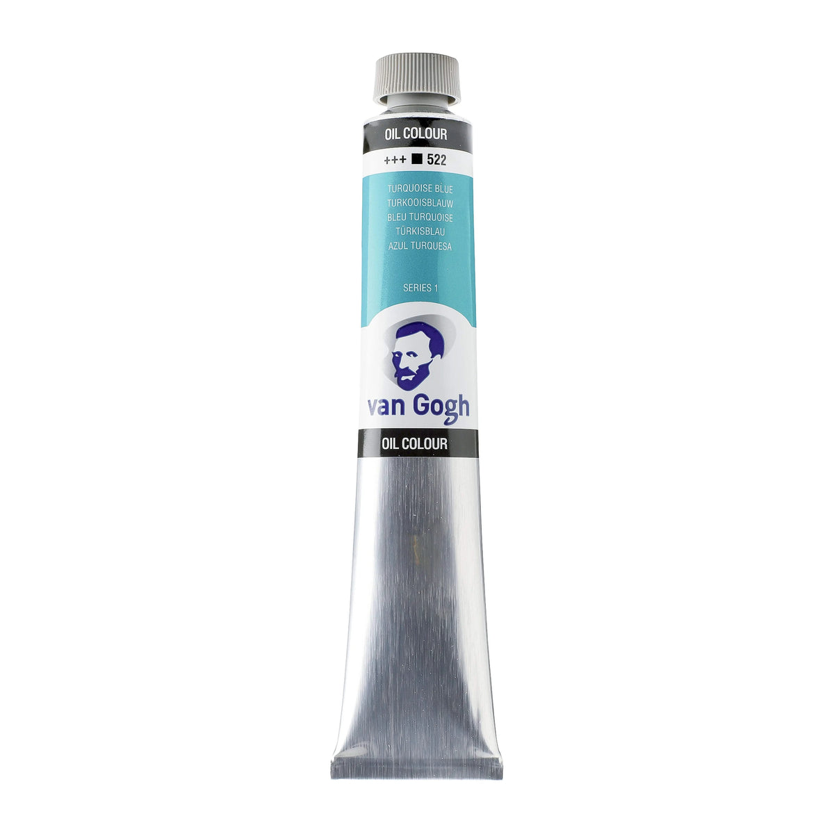 Van Gogh Ölfarbe Tube 60 ml Türkisblau 522 - Kidis Art
