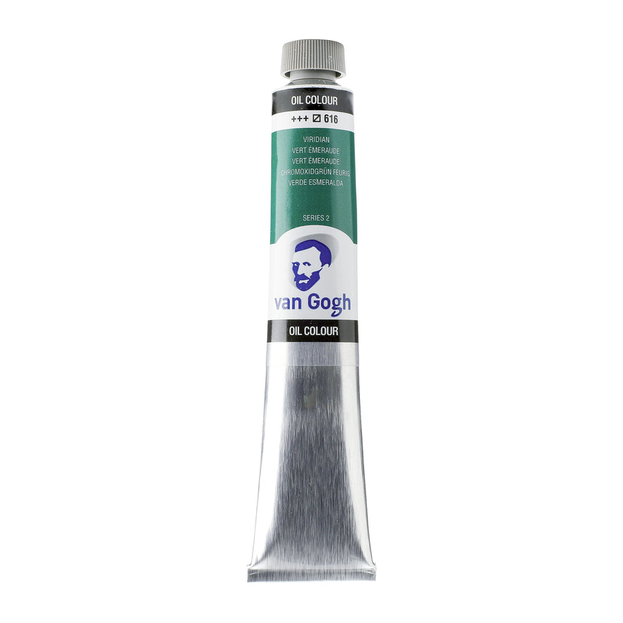 Van Gogh Ölfarbe Tube 200 ml Chromoxidgrün Feurig 616
