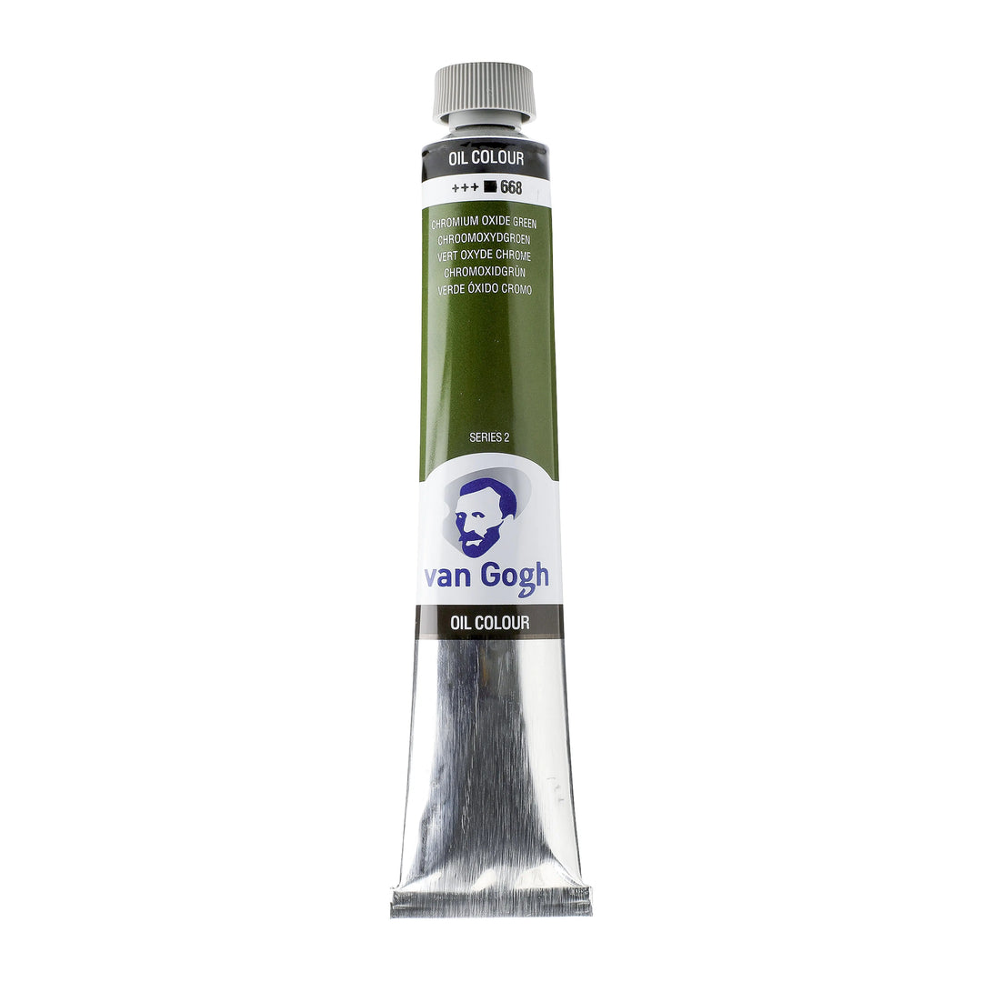 Van Gogh Ölfarbe Tube 60 ml Chromoxidgrün 668