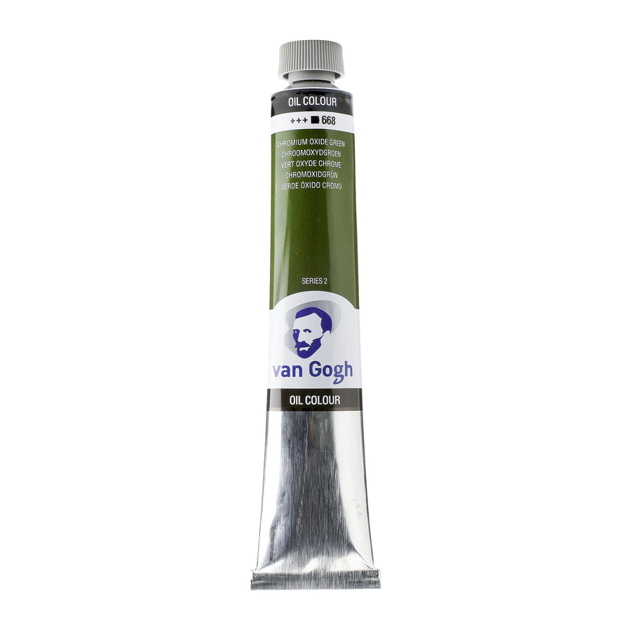 Van Gogh Ölfarbe Tube 60 ml Chromoxidgrün 668