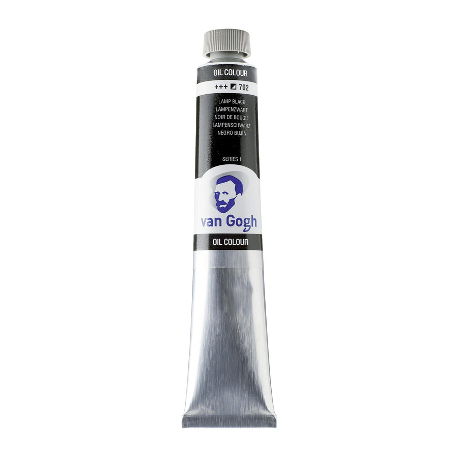 Van Gogh Ölfarbe Tube 200 ml Lampenschwarz 702