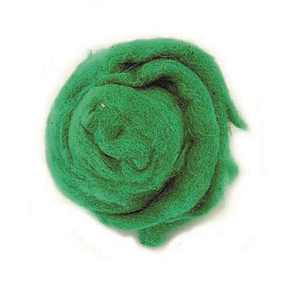 Schafwolle 50g hellgrün 100% natur