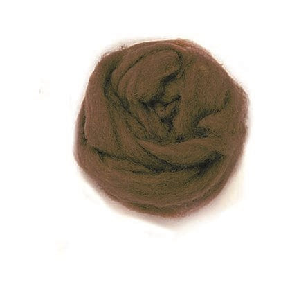 Schafwolle 50g braun 100% natur