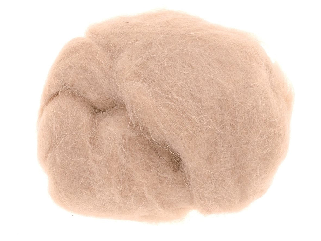 Schafwolle 30g natur 100% Wolle