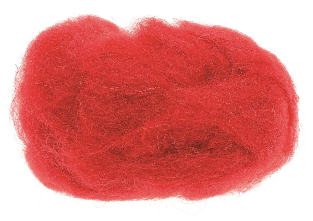 Schafwolle 30g rot