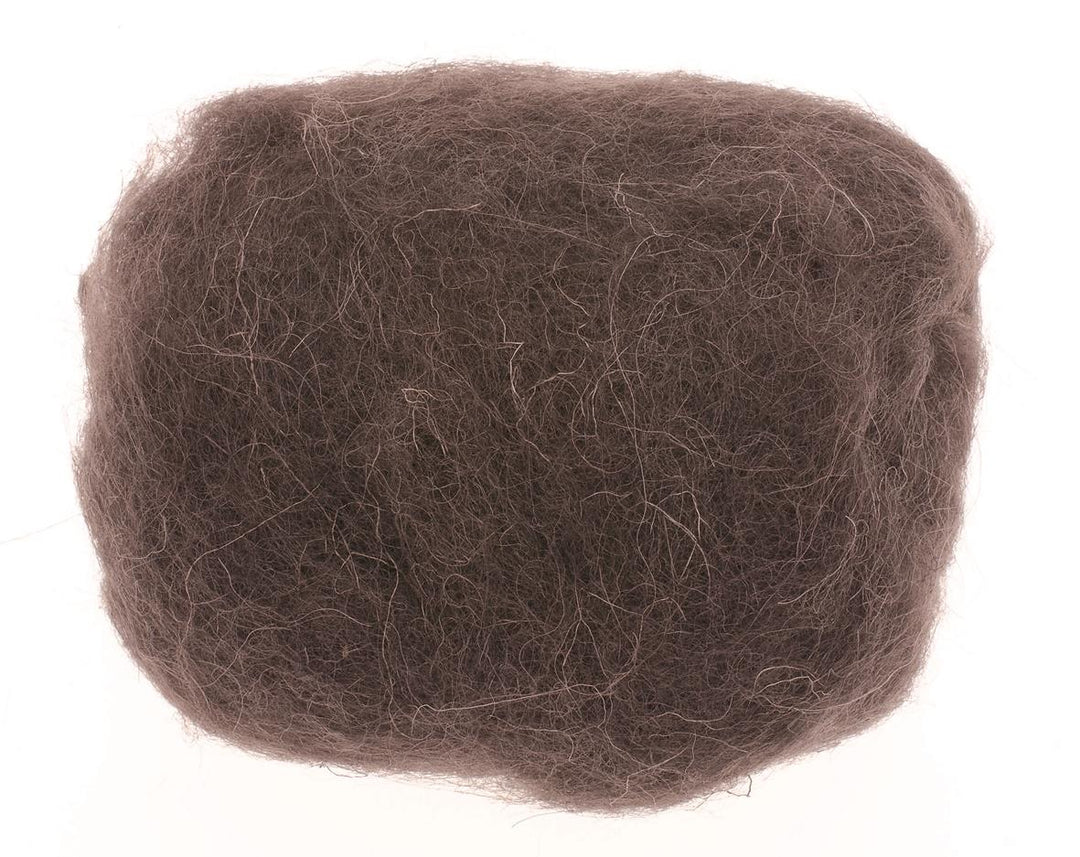 Schafwolle 30g schwarz 100% Wolle