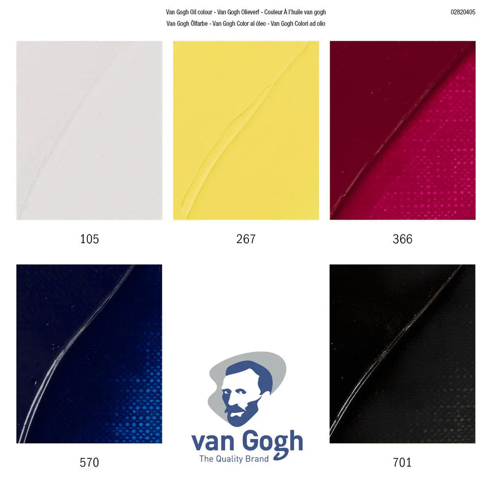 Van Gogh Ölfarben Primärfarben-Mischset | 5 x 20 ml Van Gogh