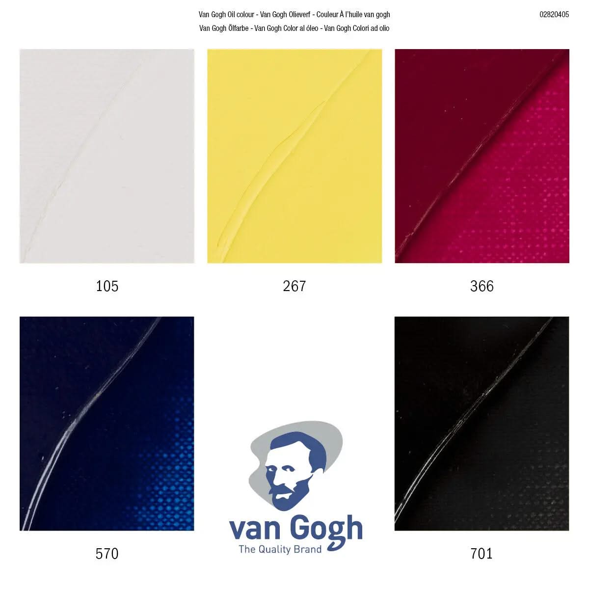 Van Gogh Ölfarben Primärfarben-Mischset | 5 x 20 ml - Kidis Art