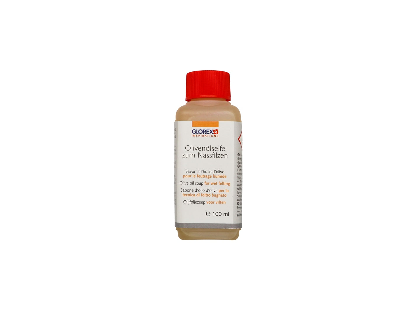 Olivenölseife zum Nassfilzen 100ml
