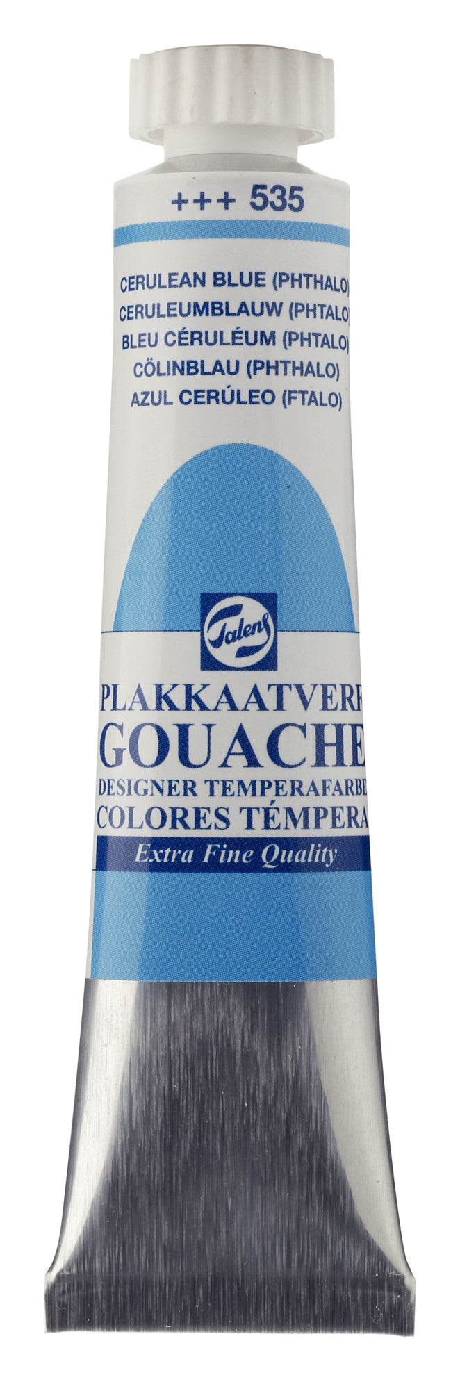 Talens Gouache Extra Fine Quality Tube 20 ml Cölinblau (Phthalo) 535