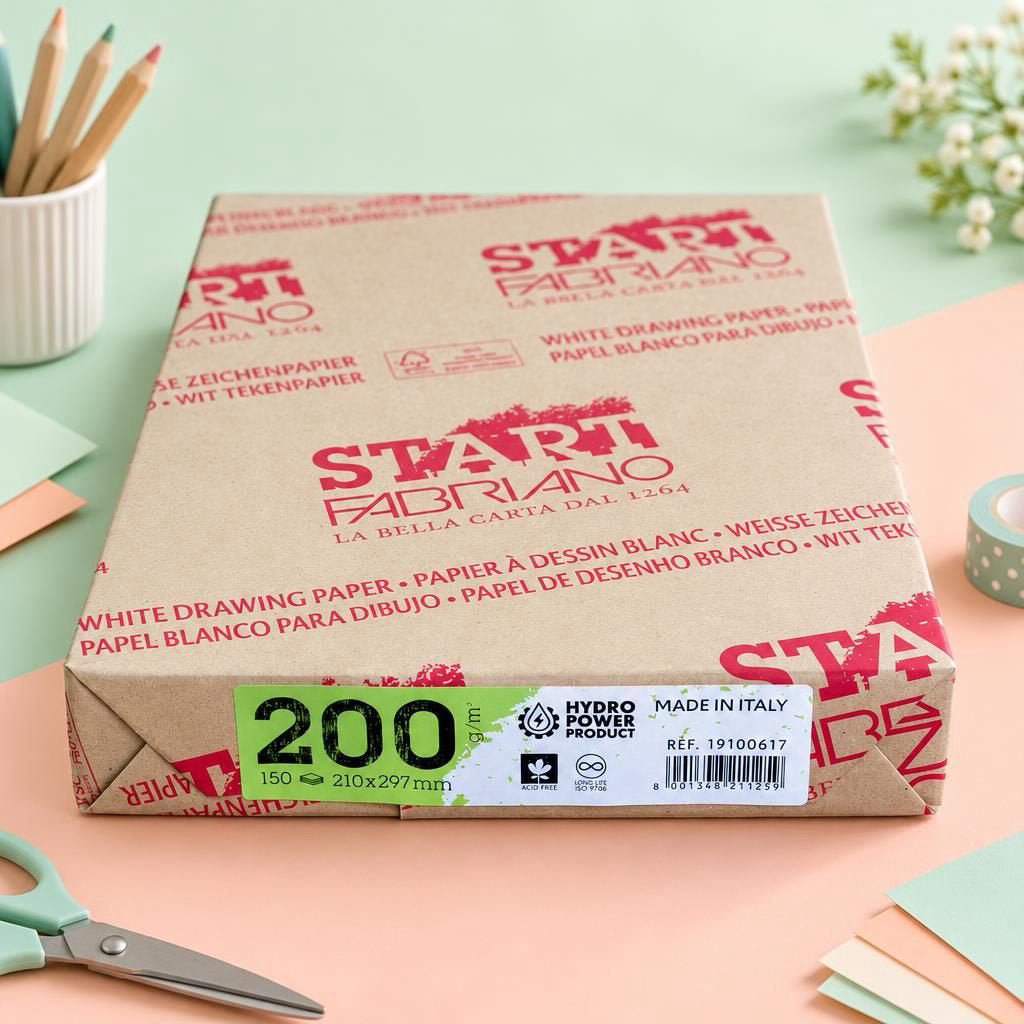 Generiert: [0b1b1490-f302-4db8-8c35-579ecfa62fae] Hauptbild – Fabriano Start Bogen - A4 - 200g - Multpack à 150 Blatt