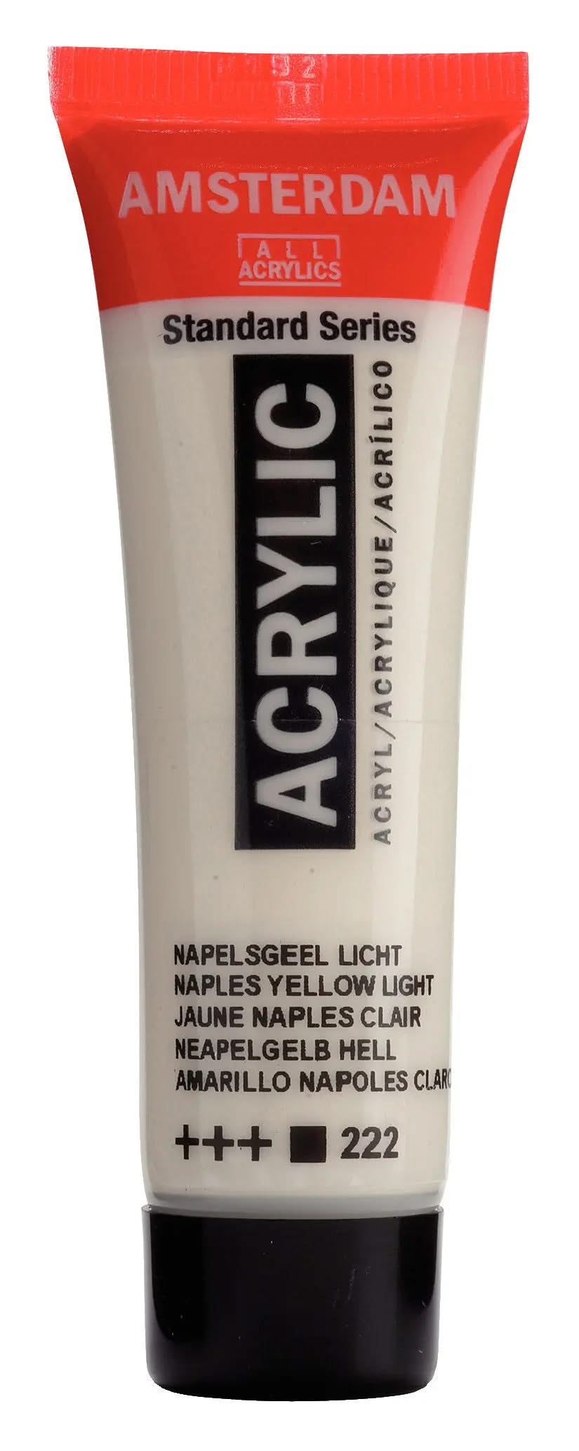 Amsterdam Standard Series Acrylfarbe Tube 20 ml Neapelgelb Hell 222 - Kidis Art