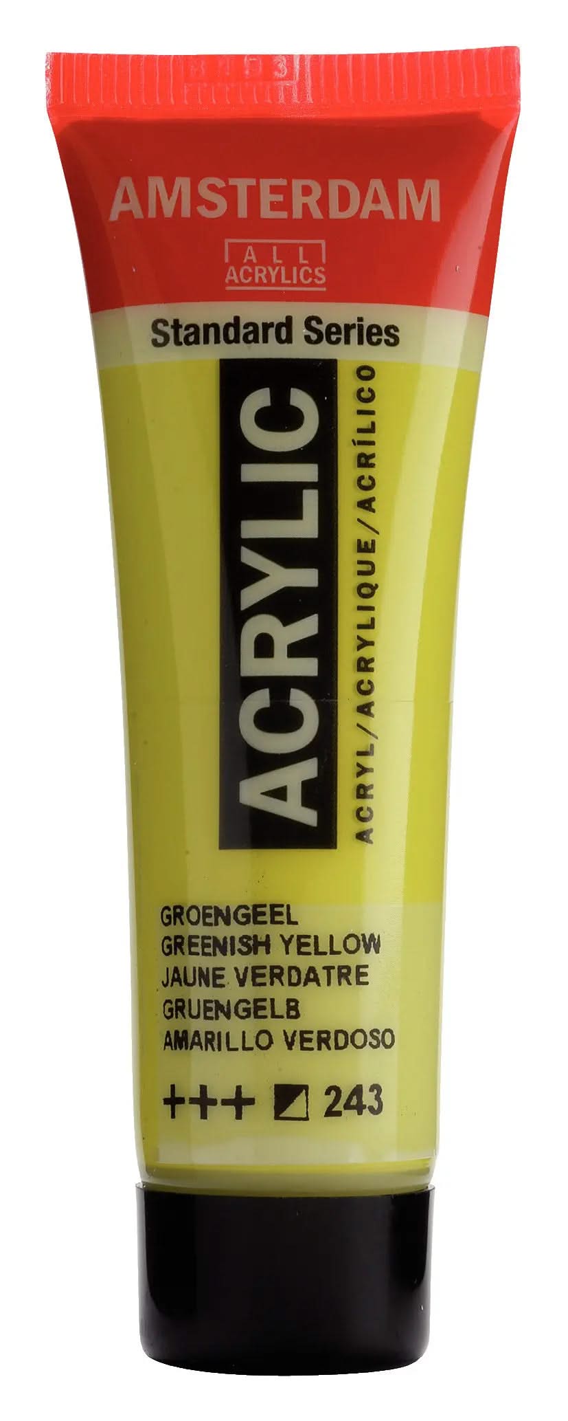 Amsterdam Standard Series Acrylfarbe Tube 20 ml Grüngelb 243 - Kidis Art