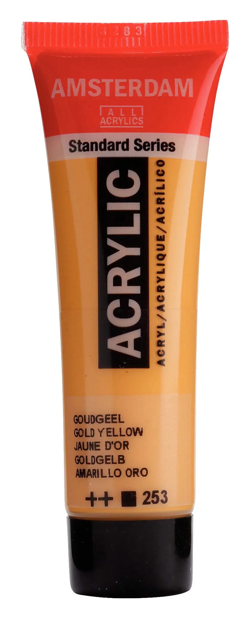 Amsterdam Standard Series Acrylfarbe Tube 20 ml Goldgelb 253 - Kidis Art