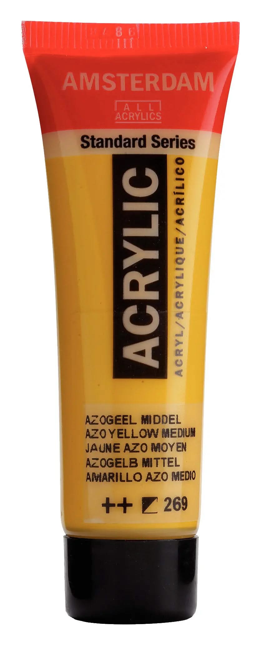 Amsterdam Standard Series Acrylfarbe Tube 20 ml Azogelb Mittel 269 - Kidis Art