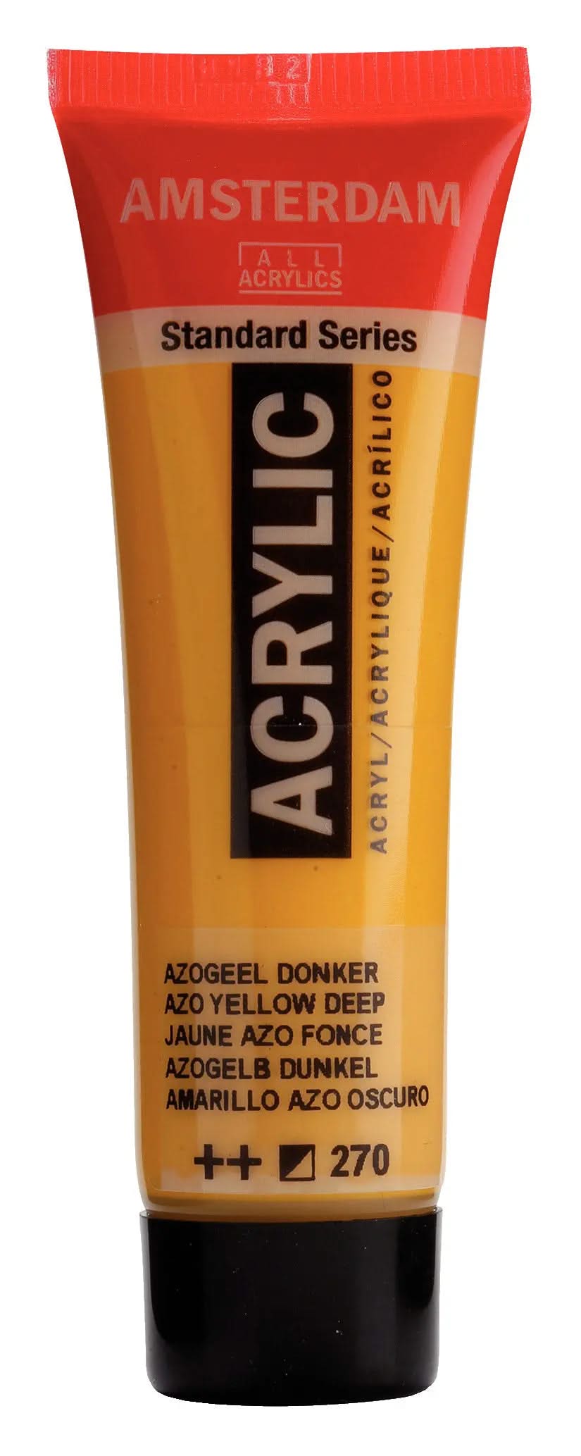 Amsterdam Standard Series Acrylfarbe Tube 20 ml Azogelb Dunkel 270 - Kidis Art