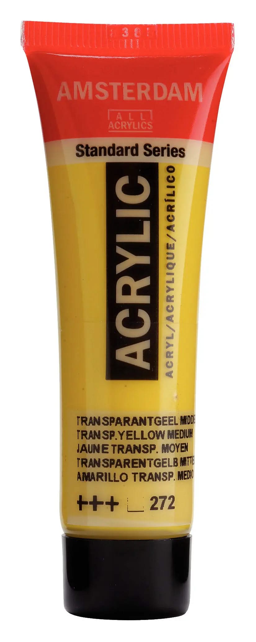 Amsterdam Standard Series Acrylfarbe Tube 20 ml Transparentgelb Mittel 272 - Kidis Art