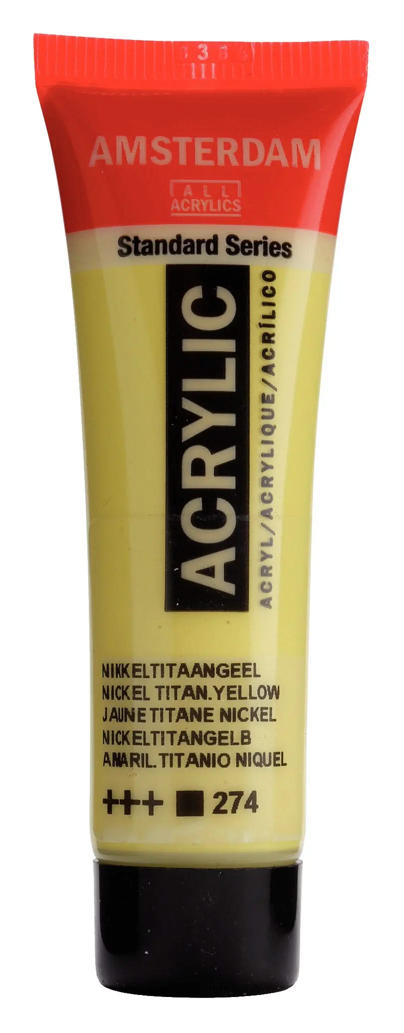 Amsterdam Standard Series Acrylfarbe Tube 20 ml Nickeltitangelb 274 - Kidis Art