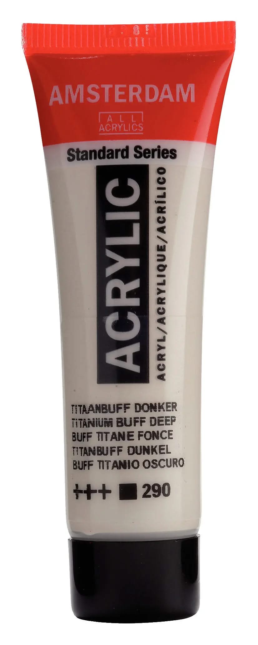 Amsterdam Standard Series Acrylfarbe Tube 20 ml Titanbuff Dunkel 290 - Kidis Art