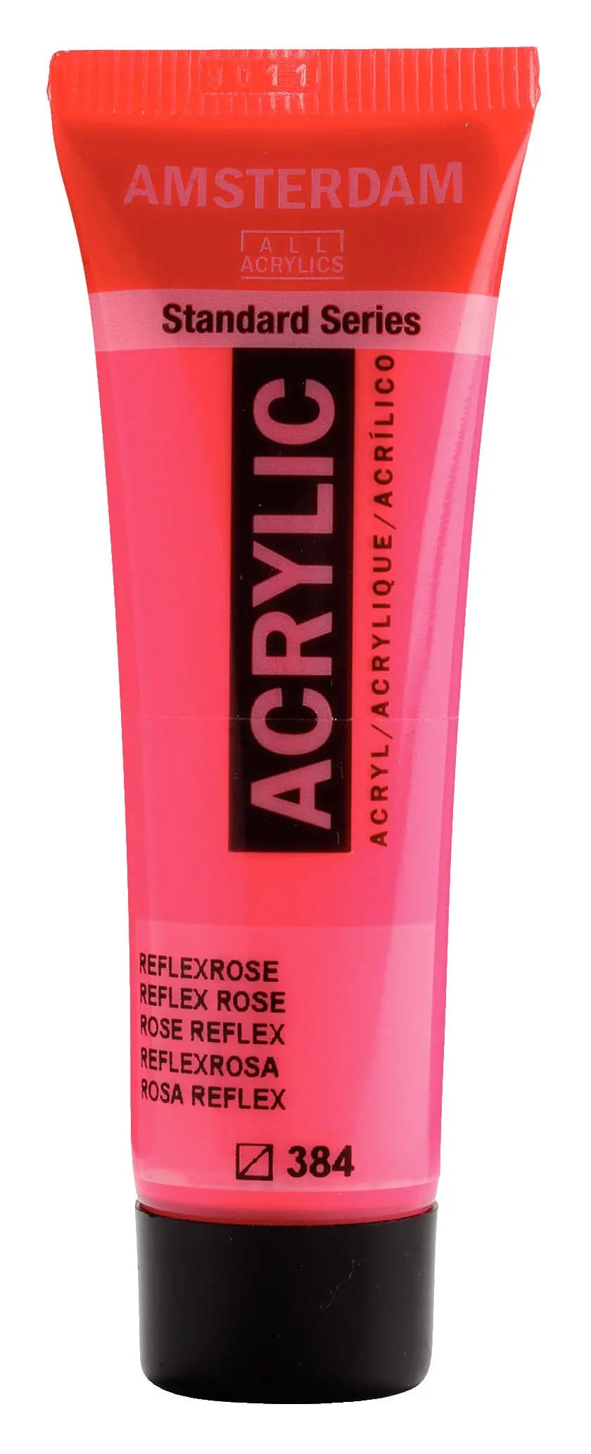 Amsterdam Standard Series Acrylfarbe Tube 20 ml Reflexrosa 384 - Kidis Art