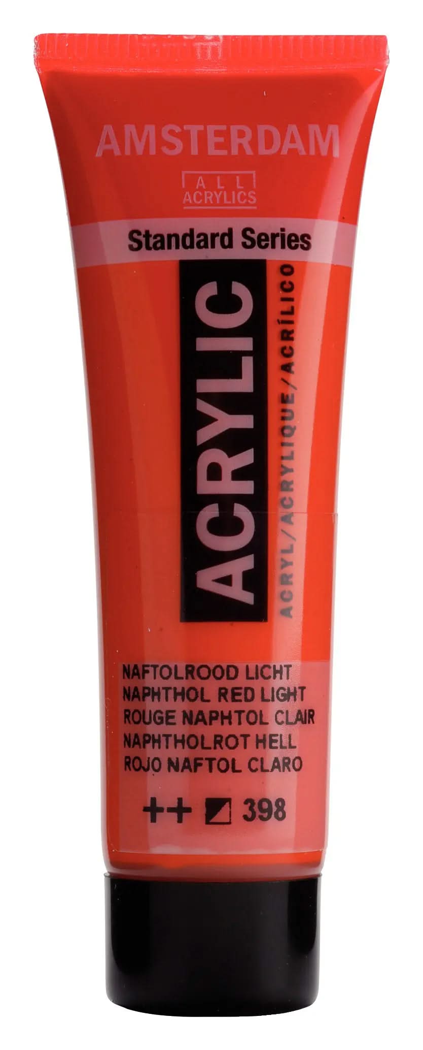 Amsterdam Standard Series Acrylfarbe Tube 20 ml Naphtholrot Hell 398 - Kidis Art