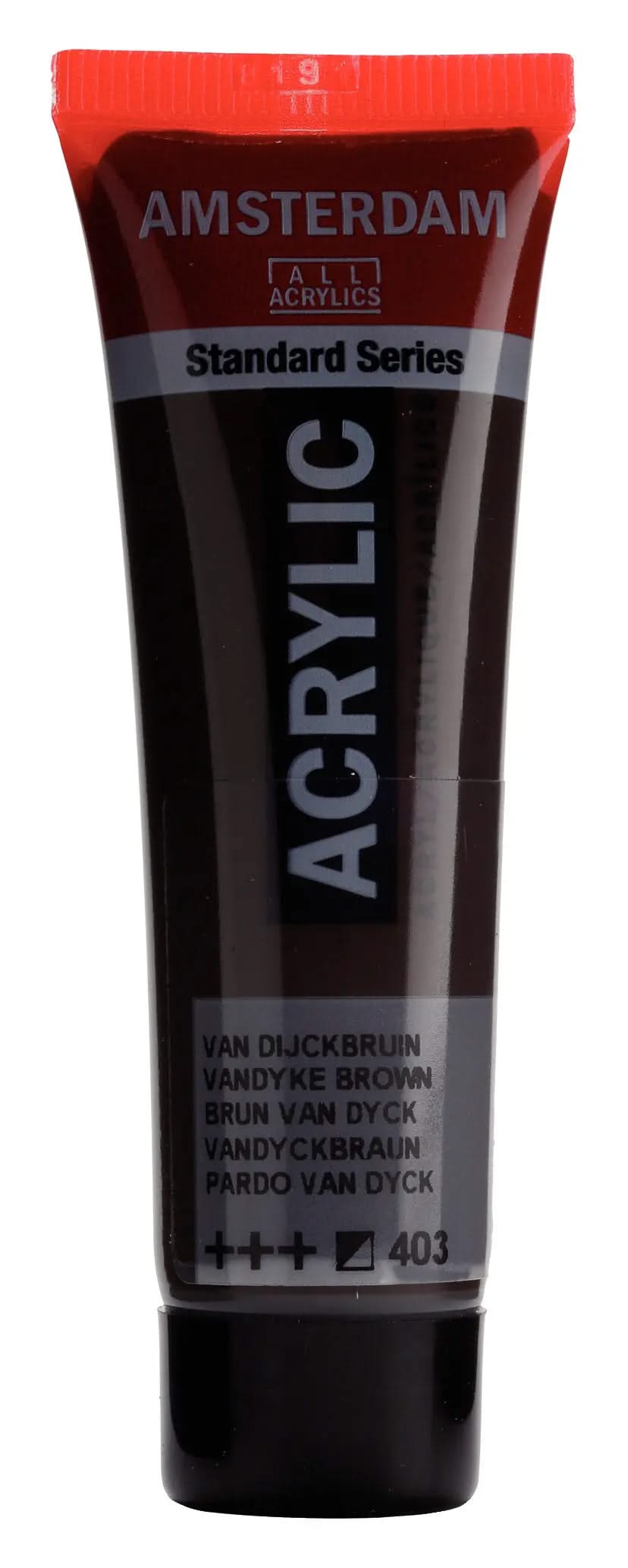 Amsterdam Standard Series Acrylfarbe Tube 20 ml Vandyckbraun 403 - Kidis Art