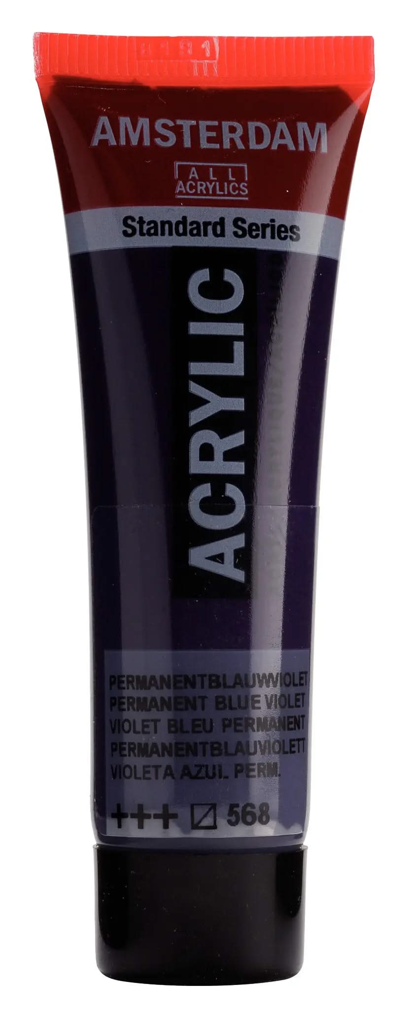 Amsterdam Standard Series Acrylfarbe Tube 20 ml Permanentblauviolett 568 - Kidis Art