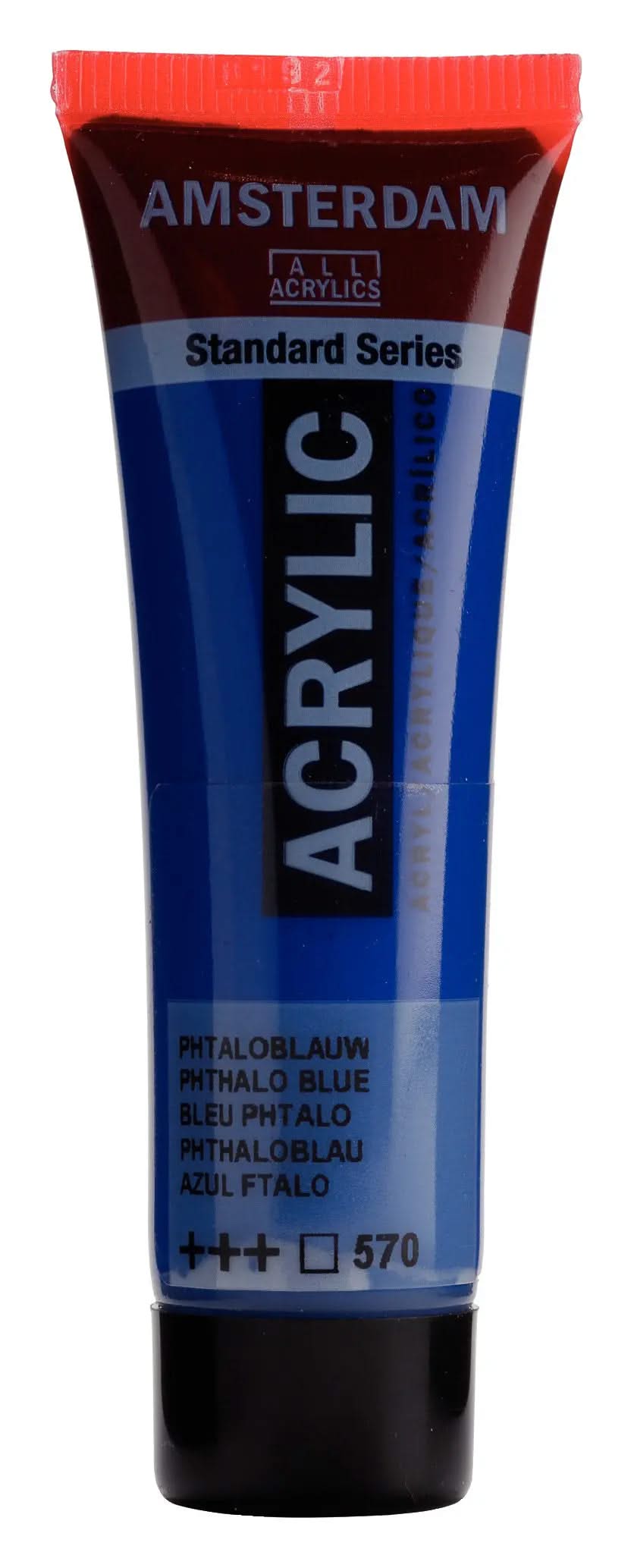 Amsterdam Standard Series Acrylfarbe Tube 20 ml Phthaloblau 570 - Kidis Art