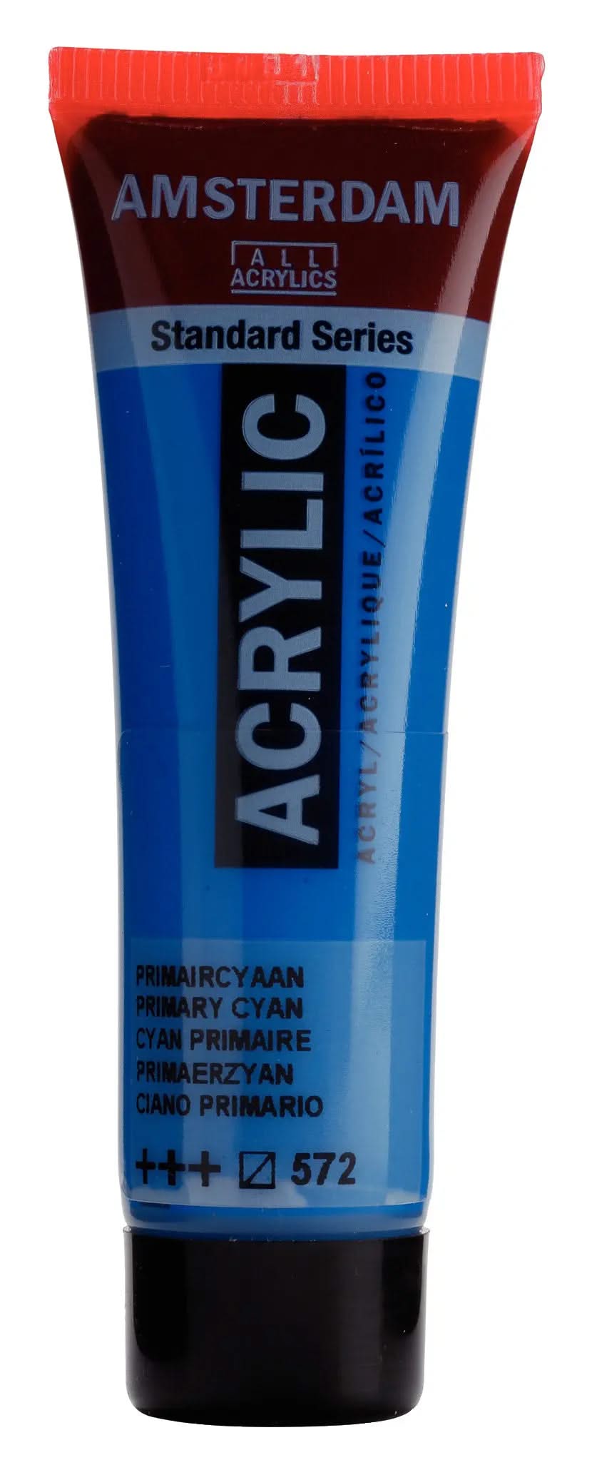 Amsterdam Standard Series Acrylfarbe Tube 20 ml Primärzyan 572 - Kidis Art