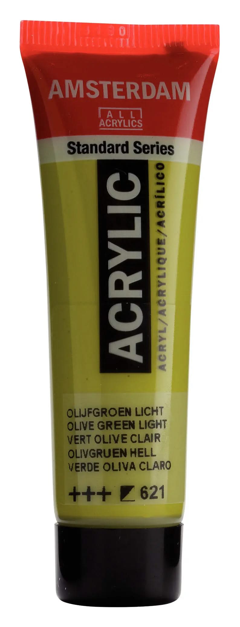 Amsterdam Standard Series Acrylfarbe Tube 20 ml Olivgrün Hell 621 - Kidis Art