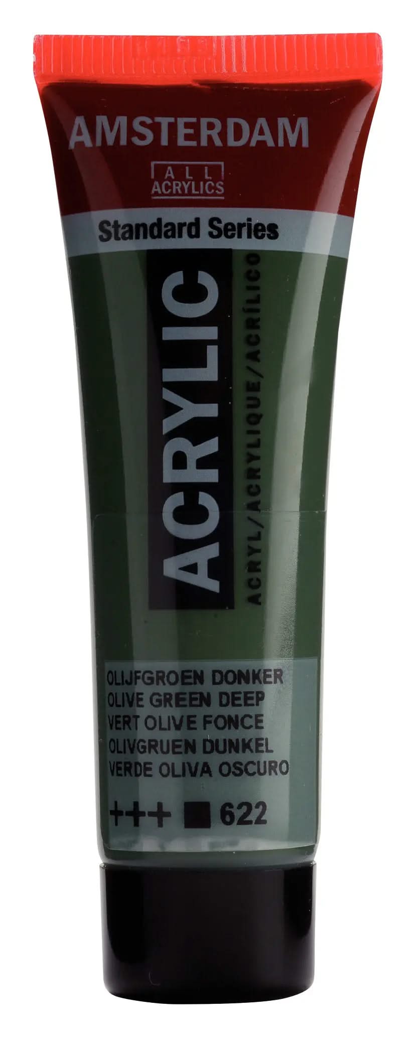 Amsterdam Standard Series Acrylfarbe Tube 20 ml Olivgrün Dunkel 622 - Kidis Art