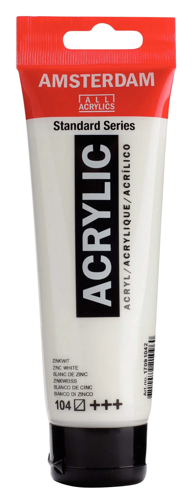 Amsterdam Standard Series Acrylfarbe Tube 120 ml Zinkweiß 104 - Kidis Art