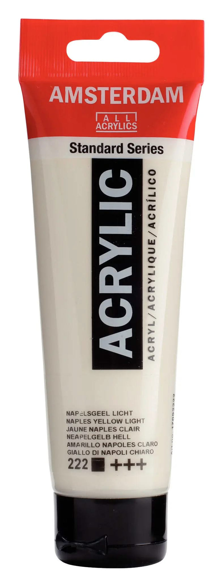 Amsterdam Standard Series Acrylfarbe Tube 120 ml Neapelgelb Hell 222 - Kidis Art