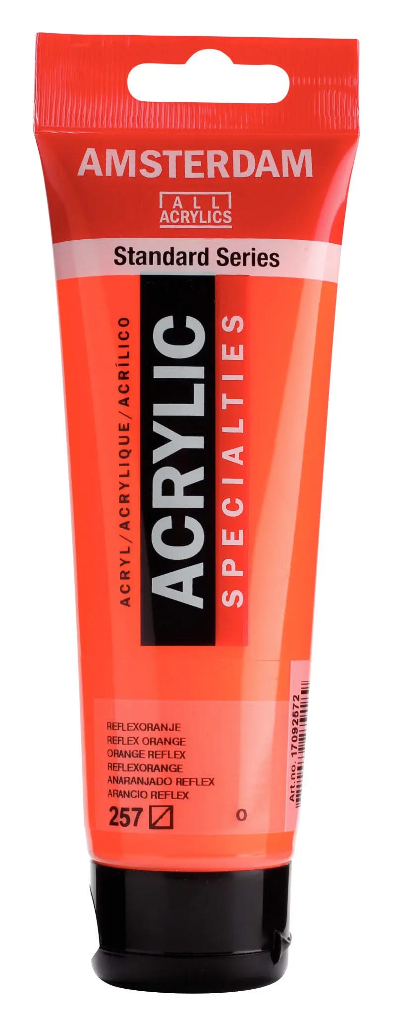 Amsterdam Standard Series Acrylfarbe Tube 120 ml Reflexorange 257 Sale - Kidis Art