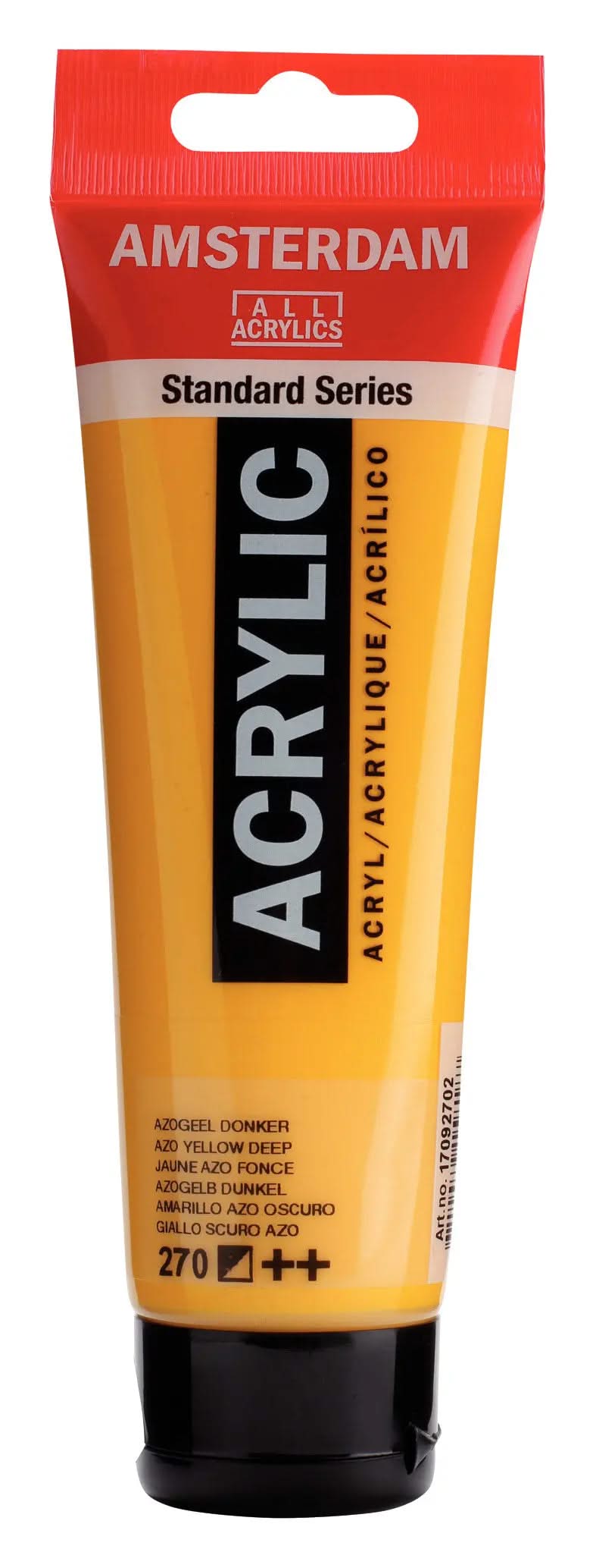 Amsterdam Standard Series Acrylfarbe Tube 120 ml Azogelb Dunkel 270 - Kidis Art