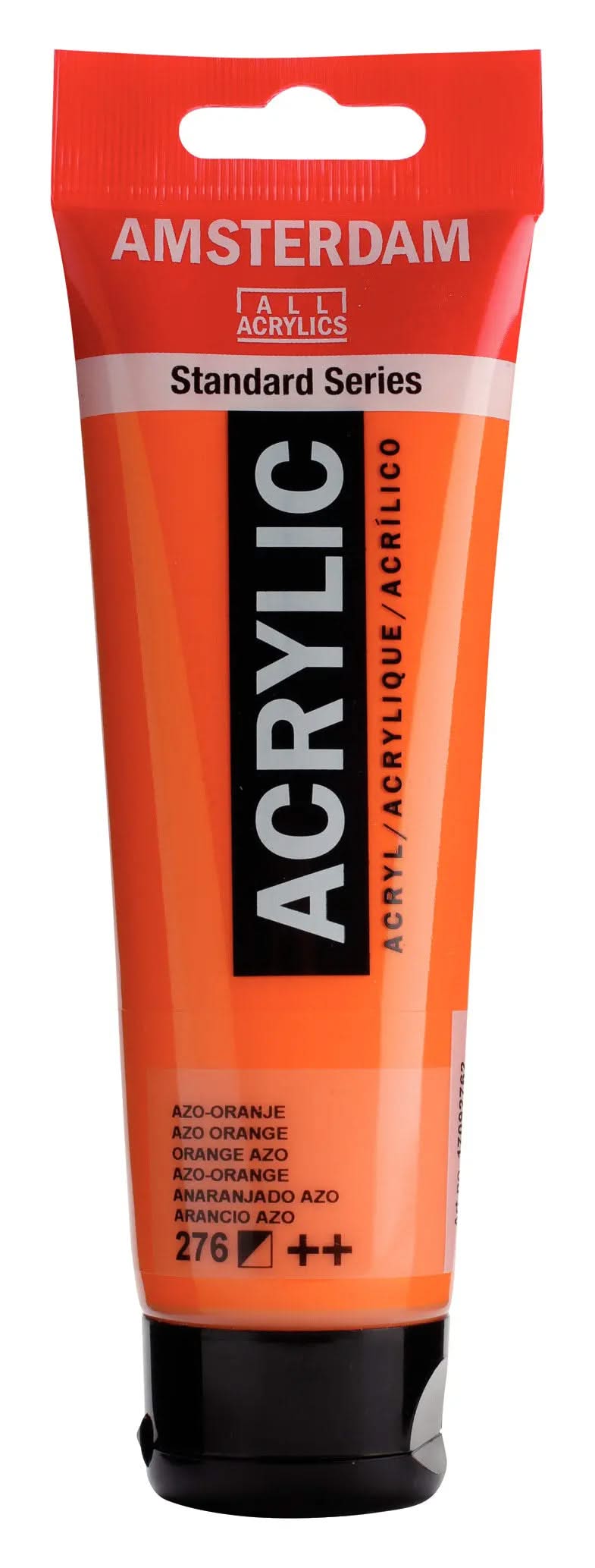 Amsterdam Standard Series Acrylfarbe Tube 120 ml Azo-Orange 276 - Kidis Art