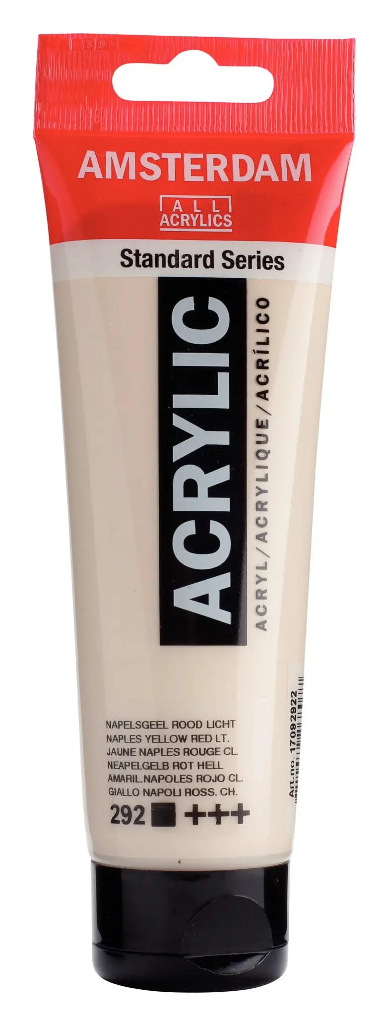 Amsterdam Standard Series Acrylfarbe Tube 120 ml Neapelgelb Rot Hell 292 - Kidis Art
