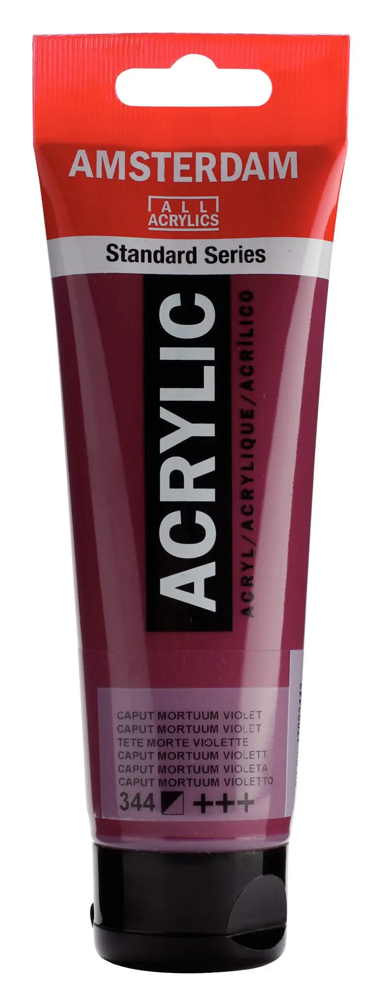 Amsterdam Standard Series Acrylfarbe Tube 120 ml Caput Mortuum Violett 344 - Kidis Art
