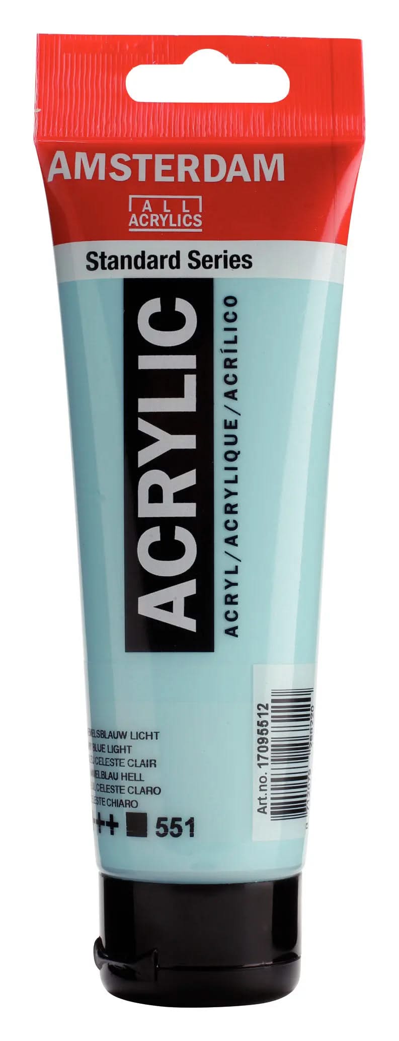 Amsterdam Standard Series Acrylfarbe Tube 120 ml Himmelblau Hell 551 - Kidis Art